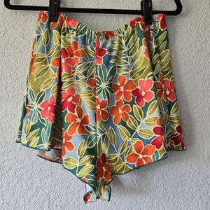 South Point 16 Vintage Floral Flowy Swim Shorts High Waisted